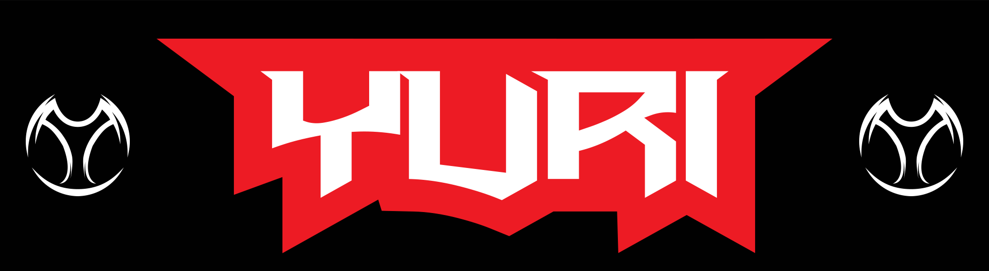YURI red logo with Y white