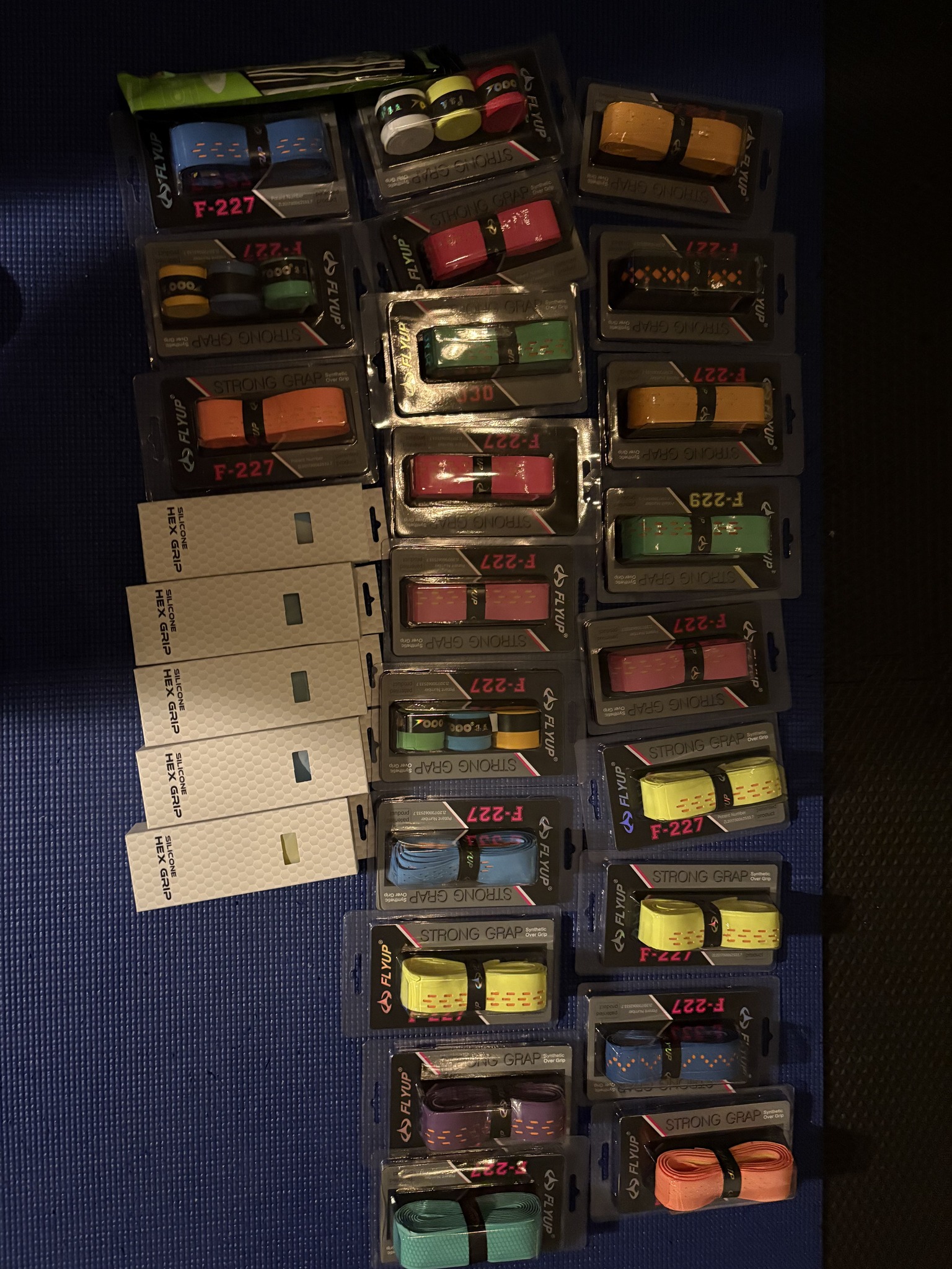 overgrips and hexagrips