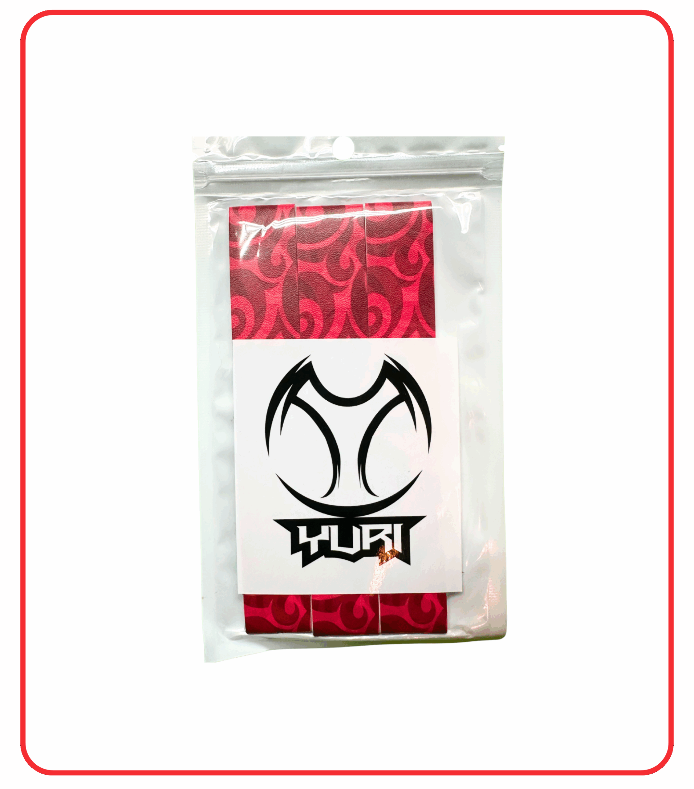 Red Ornate Pickleball Dry Fit Tank Top