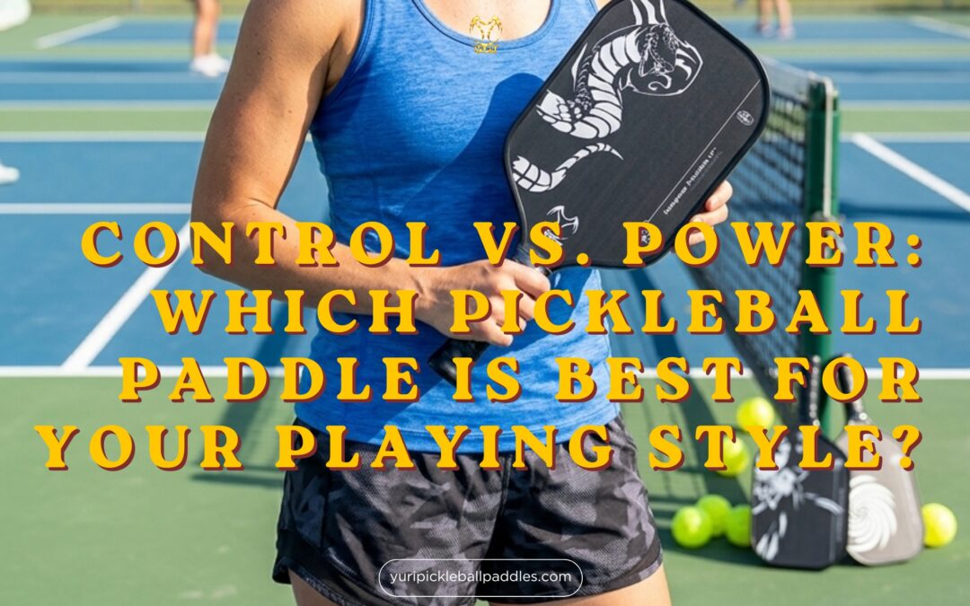 Control vs. Power: Which Pickleball Paddle Is Best for Your Playing Style?
